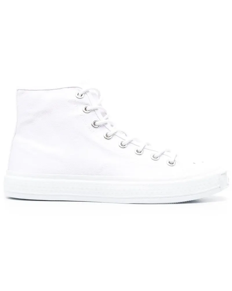 Acne Studios High-Top-Sneakers mit Schnürung - Weiß Weiß
