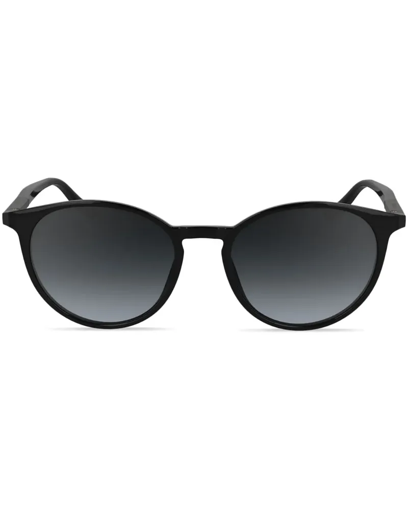 Calvin Klein Sonnenbrille mit rundem Gestell - Schwarz Schwarz
