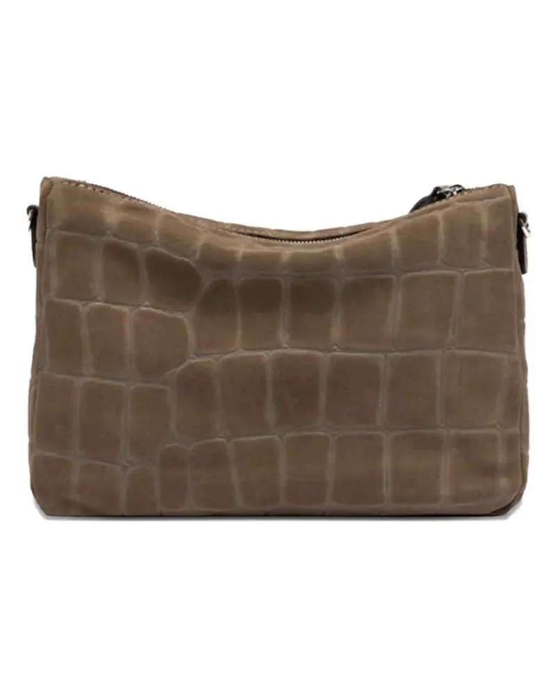 Gianni Chiarini Clutch mit Kroko-Effekt - Braun Braun