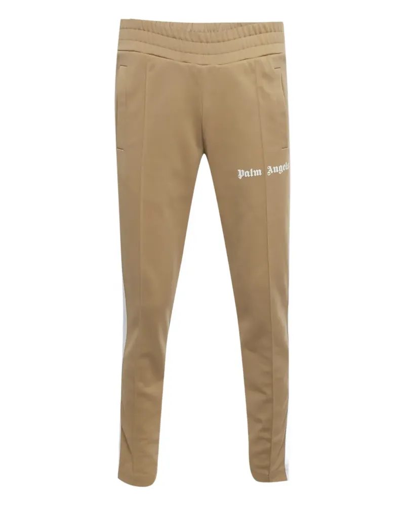 Palm Angels jersey logo-print track pants - Nude Nude