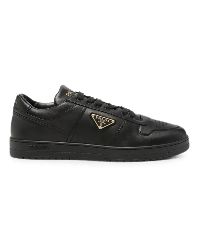 Prada Downtown Sneakers mit Logo - Schwarz Schwarz