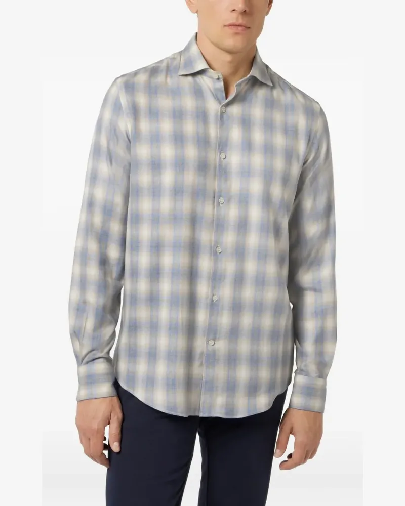 Paul & Shark long-sleeve cotton shirt - Blau Blau