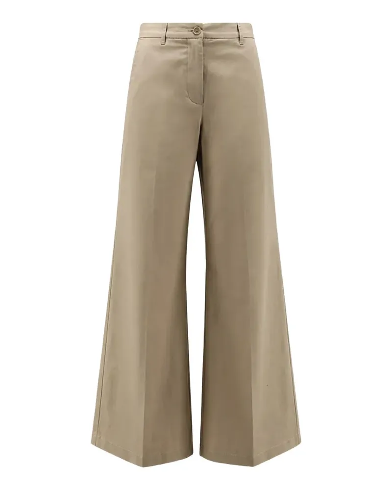 ASPESI stretch cotton trousers - Nude Nude