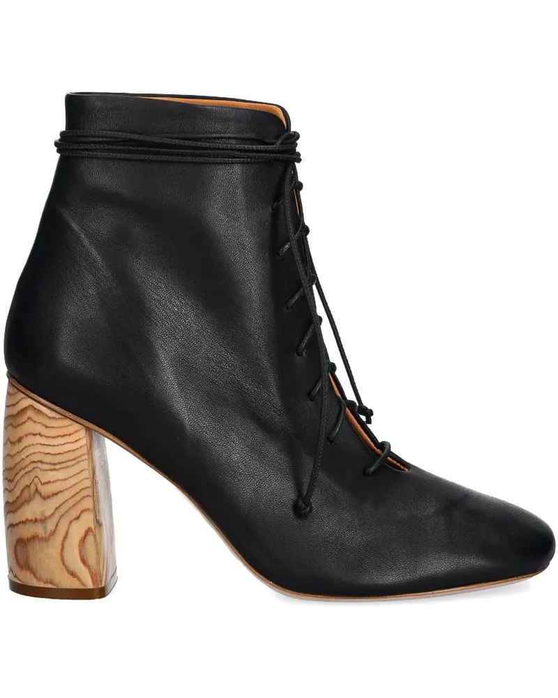 forte_forte Klassische Stiefeletten 90mm - Schwarz Schwarz