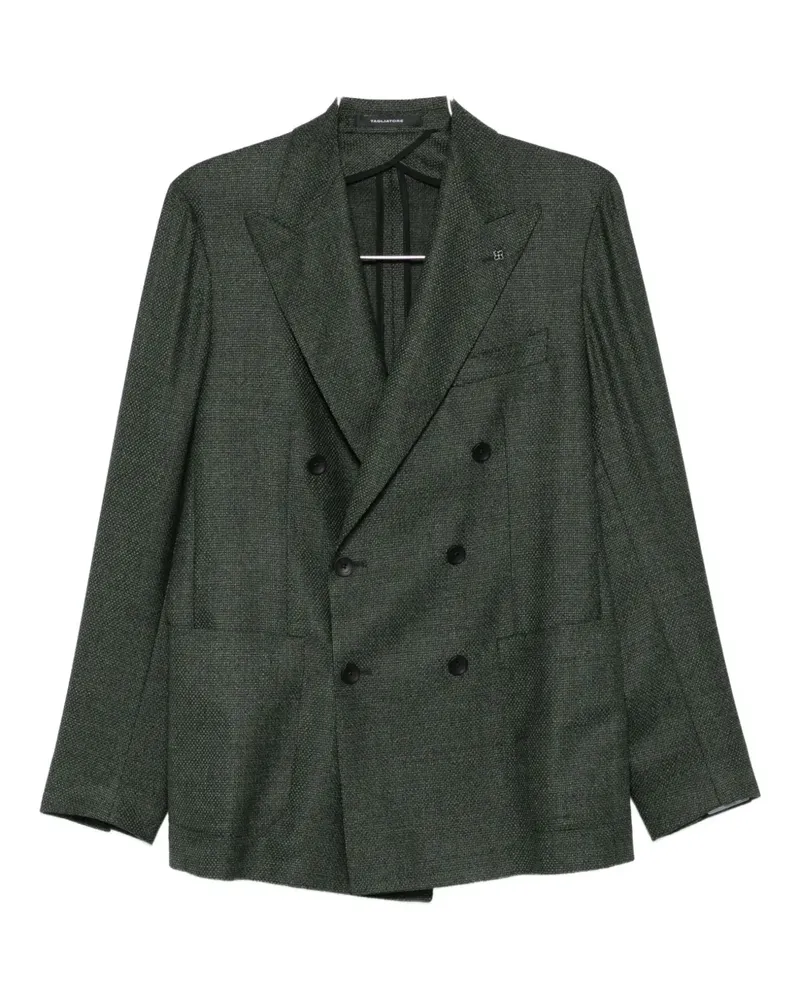 Tagliatore virgin wool blazer - Grün Grün