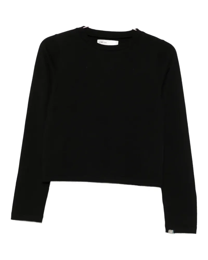 extreme cashmere Lisa long-sleeve T-shirt - Schwarz Schwarz