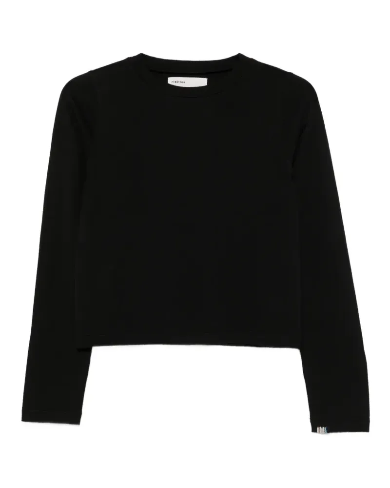 extreme cashmere Lisa Langarmshirt - Schwarz Schwarz