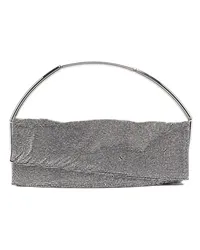 Benedetta Bruzziches Handtasche mit Kristallen Silber