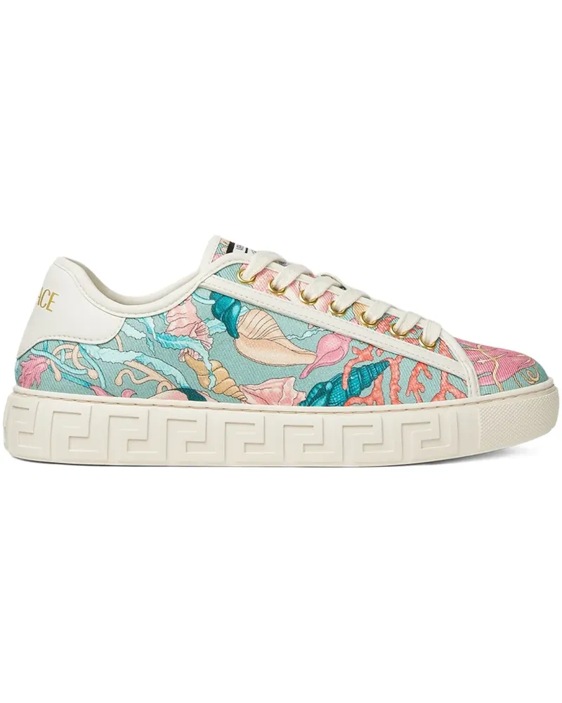 Versace Underwater Barocco Greca Sneakers - Grün Grün