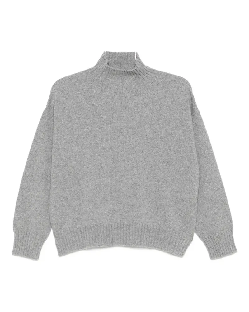 D.EXTERIOR high-neck cashmere sweater - Grau Grau