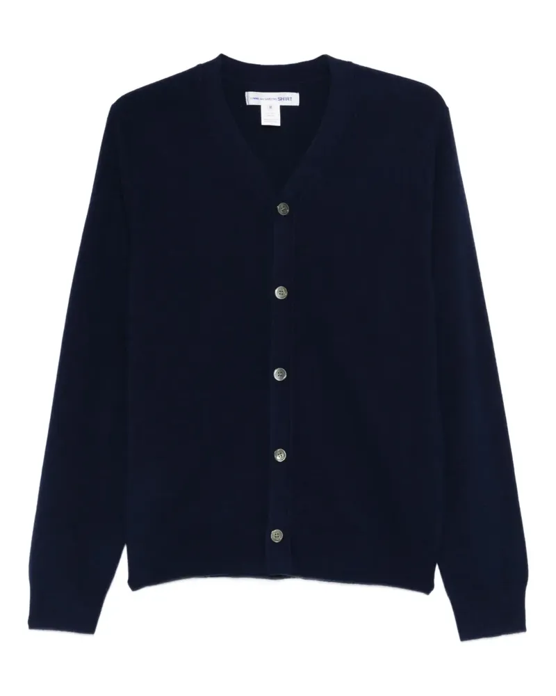 Comme des Garçons V-neck cardigan - Blau Blau
