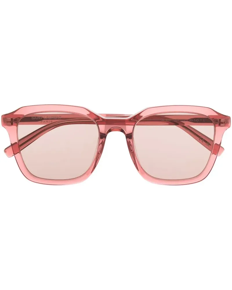 Saint Laurent Eckige SL457 Sonnenbrille - Rosa Rosa