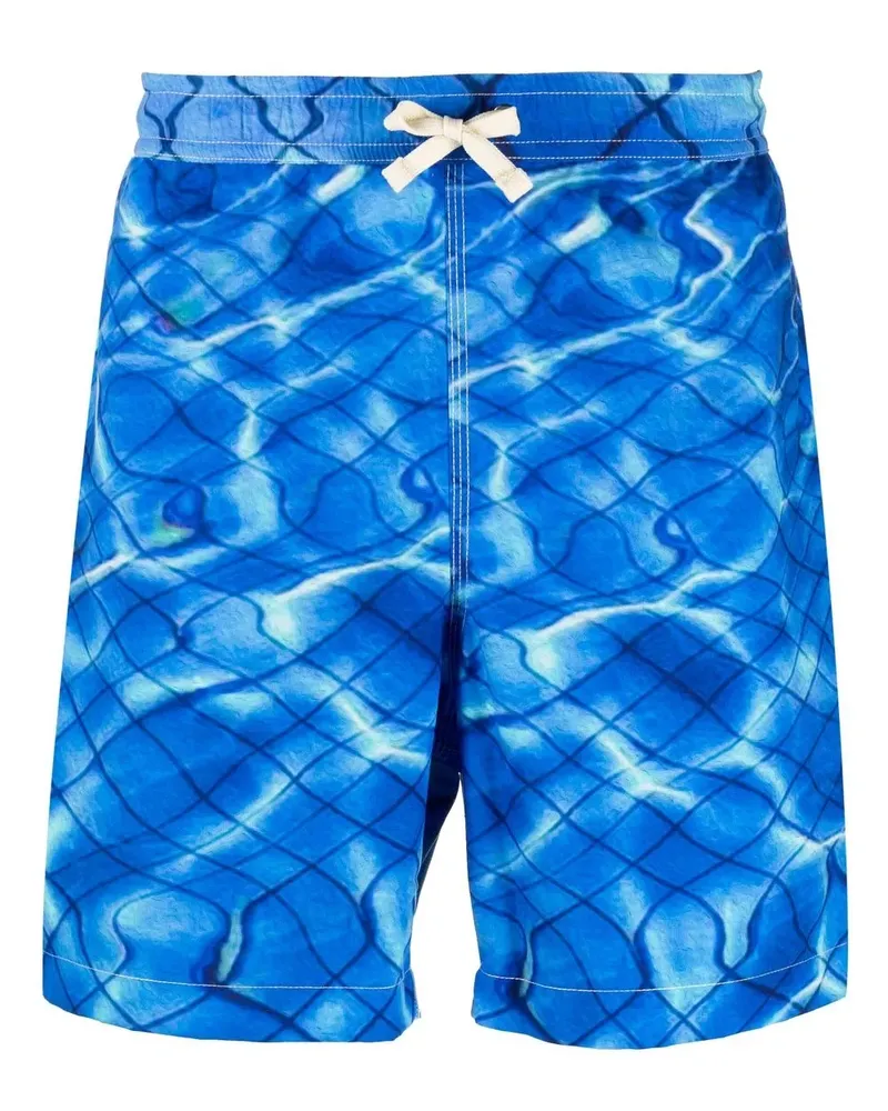 Blue Sky Inn Badeshorts mit Pool-Print - Blau Blau