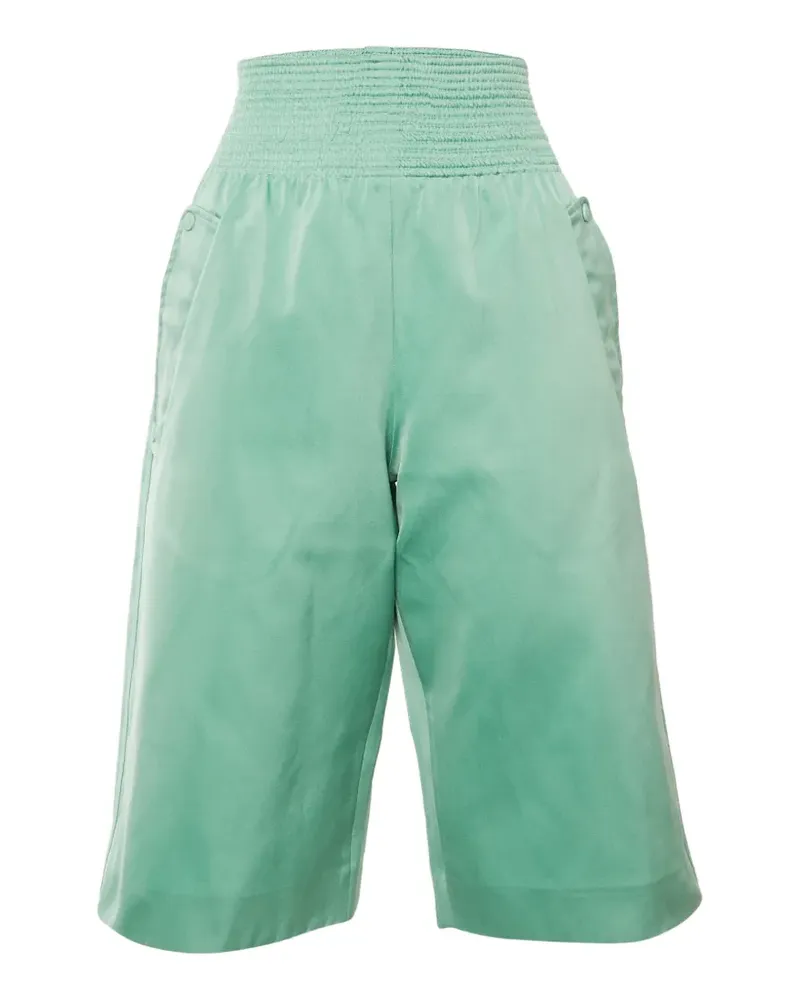 SPORTMAX elasticated-waist bermuda shorts - Grün Grün