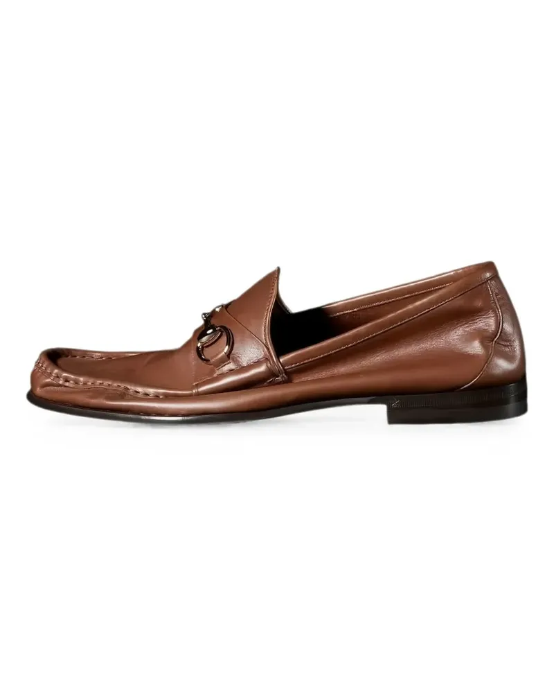 Gucci Lugano Loafer mit Horsebit - Braun Braun