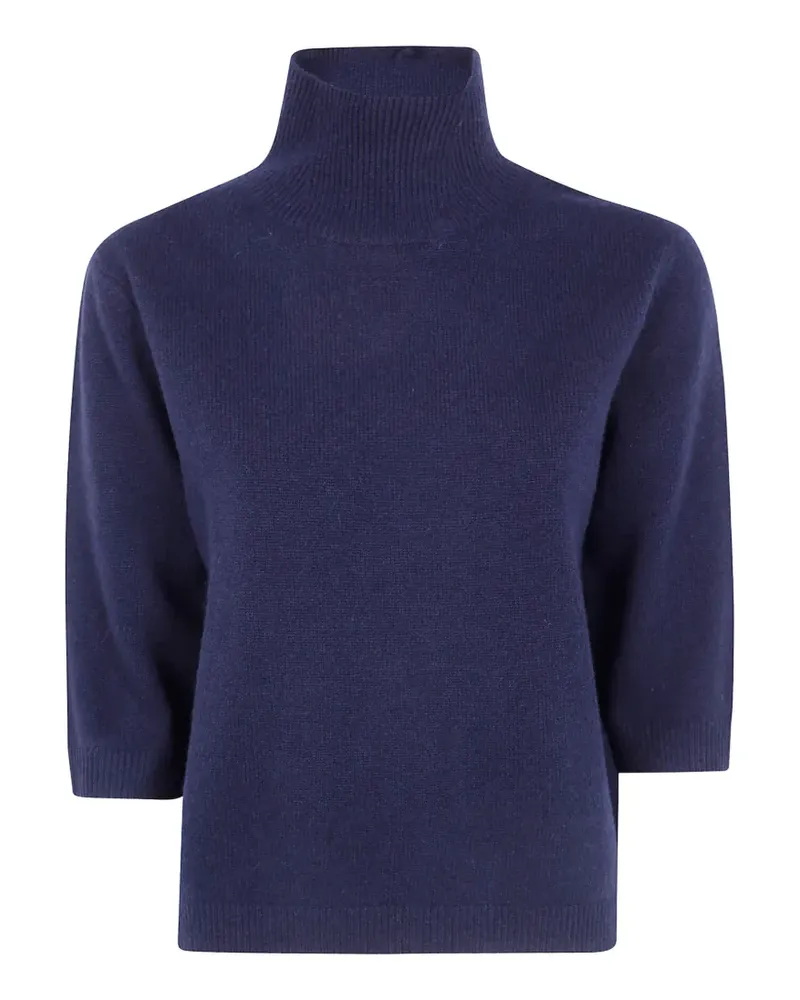 JcSophie Kurzärmeliges Oberteil mit Rollkragen - Blau Blau