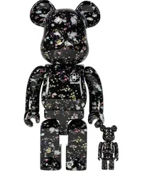 Medicom Toy x Anever BE@RBRICK Figuren-Set Schwarz