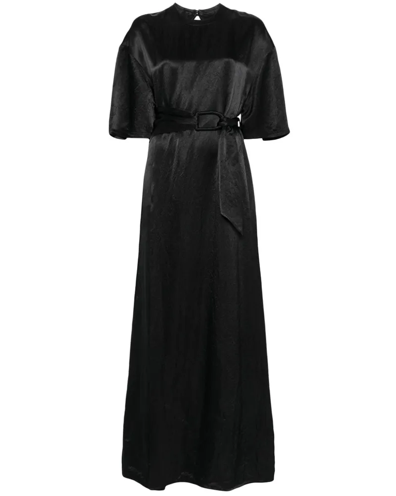 Nanushka Maelys Maxikleid - Schwarz Schwarz