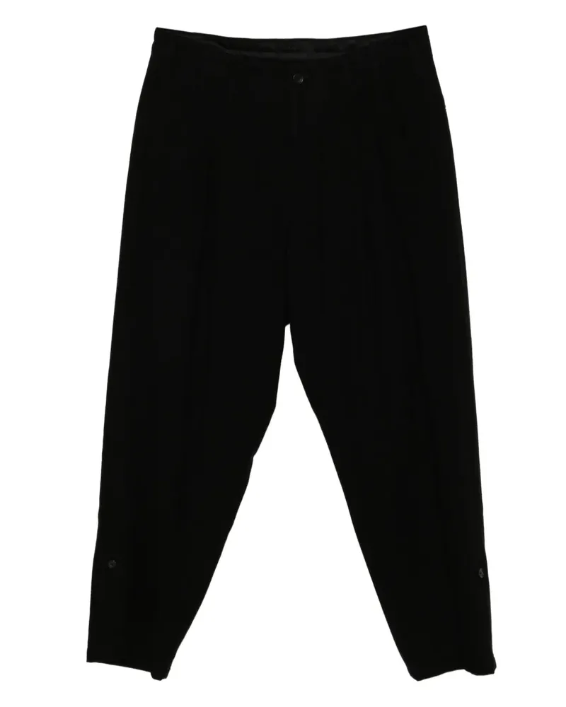 Yohji Yamamoto Klassische Hose - Schwarz Schwarz