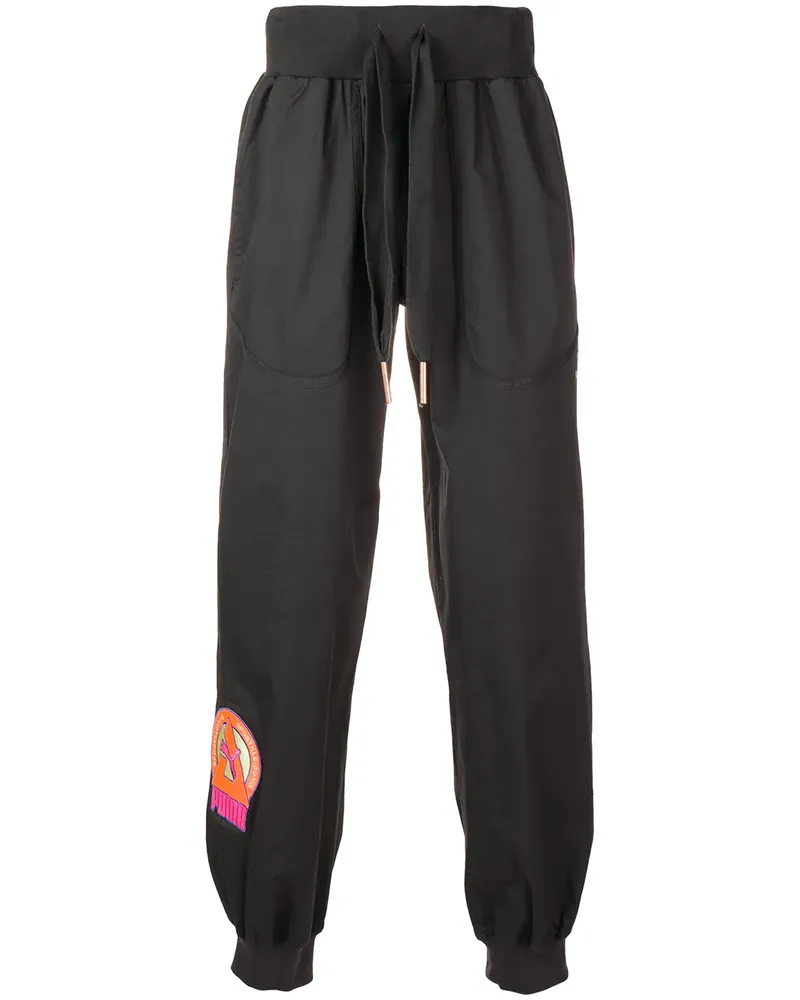 Puma Jogginghose mit Logo-Patch - Schwarz Schwarz