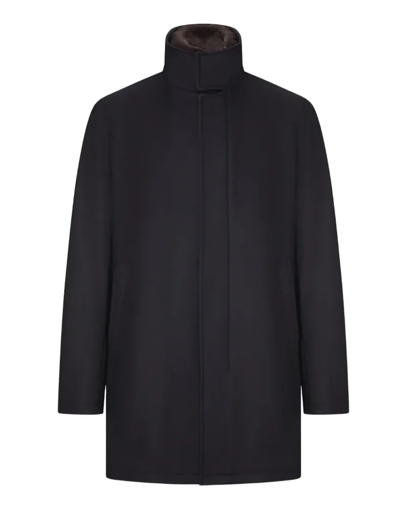 Herno high-neck coat - Schwarz Schwarz
