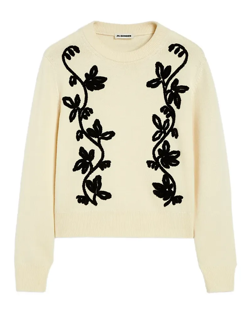 Jil Sander Pullover mit Stickerei - Nude Nude