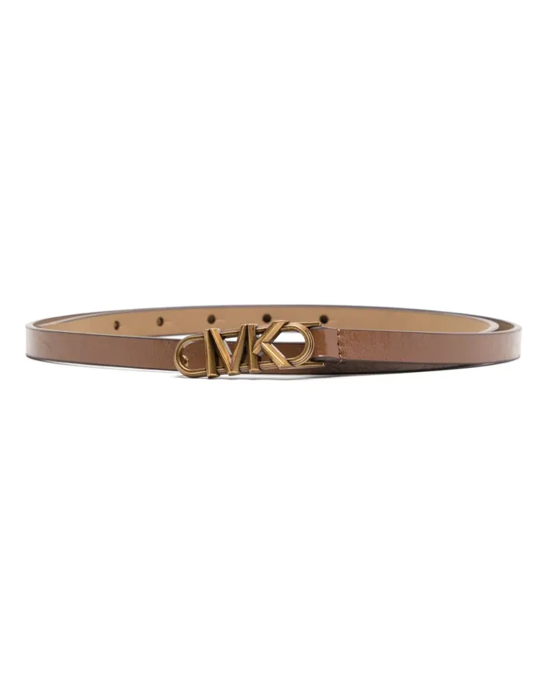 Michael Kors Schmaler Empire Gürtel 12mm - Braun Braun