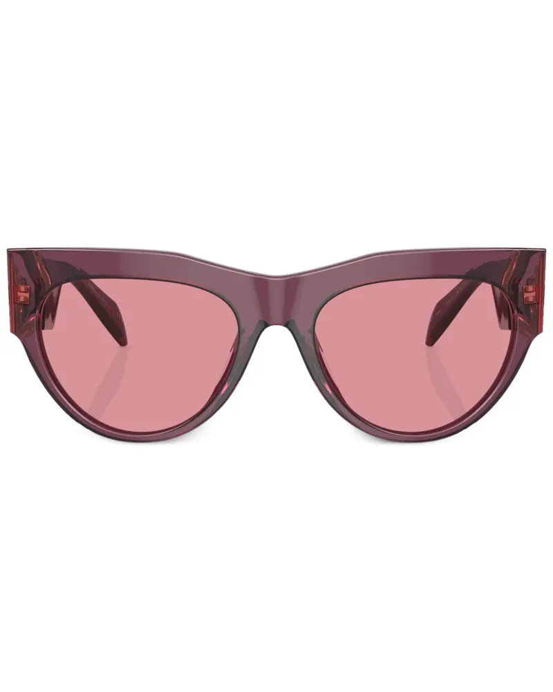 Versace Sonnenbrille mit rundem Gestell - Violett Violett
