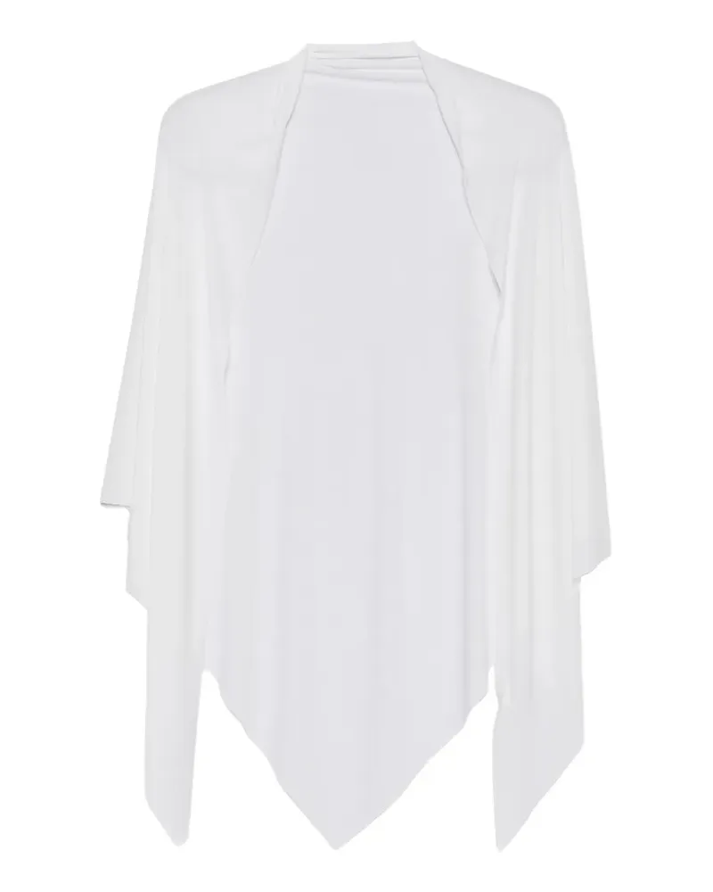 Norma Kamali Dreieckiger Schal - Weiß Weiß