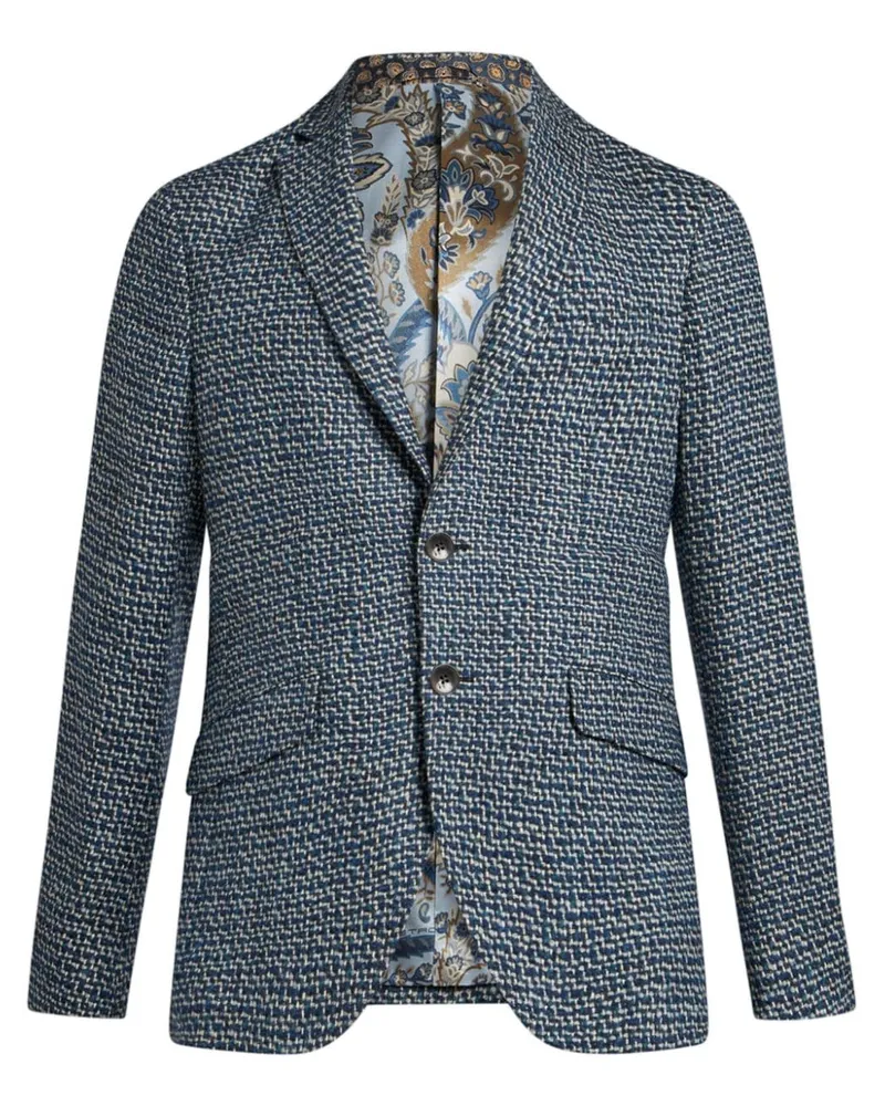 Etro Einreihiges Sakko - Blau Blau