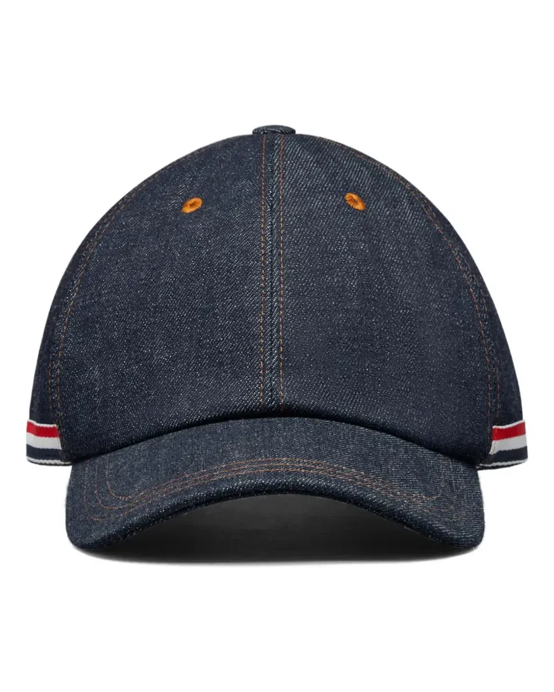Thom Browne Baseballkappe mit verstellbarem Riemen - Blau Blau