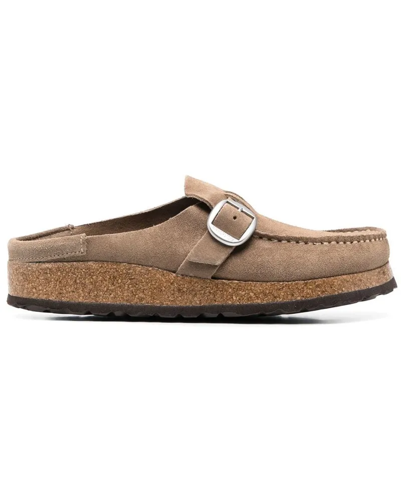 Birkenstock Mules aus Wildleder - Nude Nude