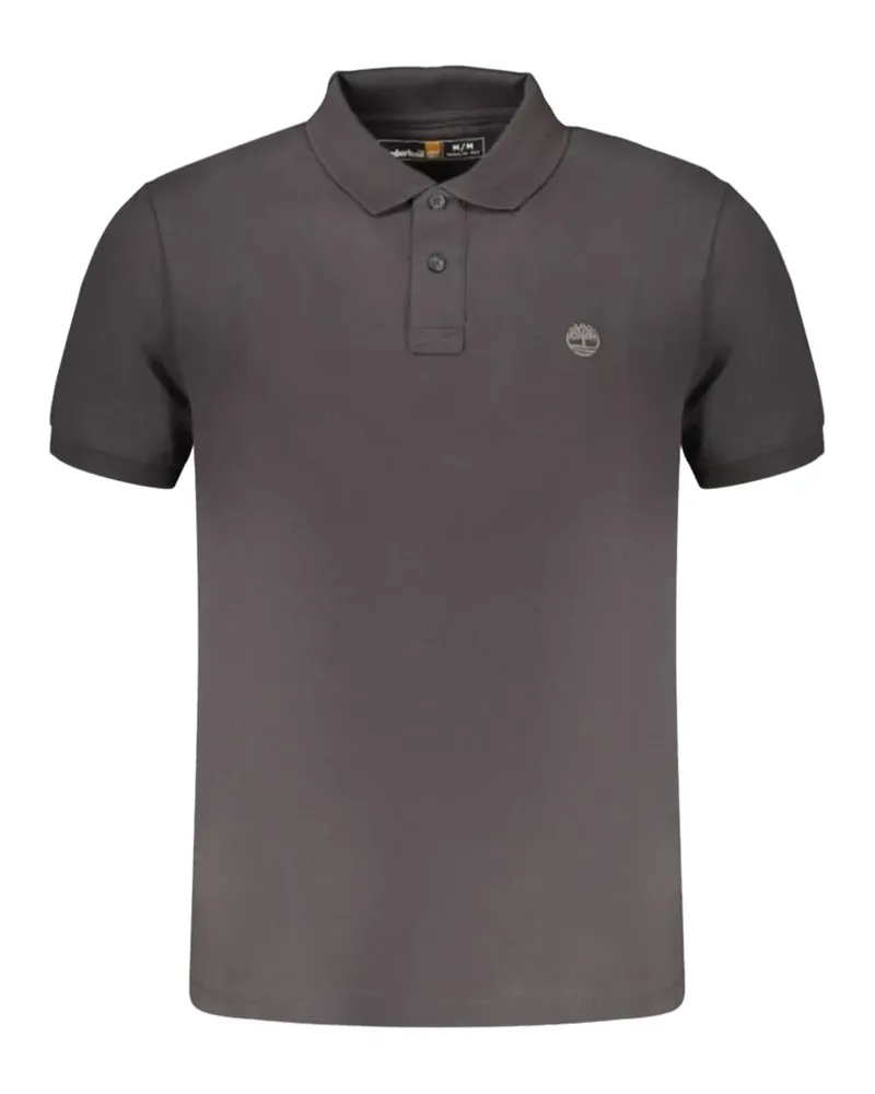Timberland Poloshirt mit Logo-Stickerei - Schwarz Schwarz