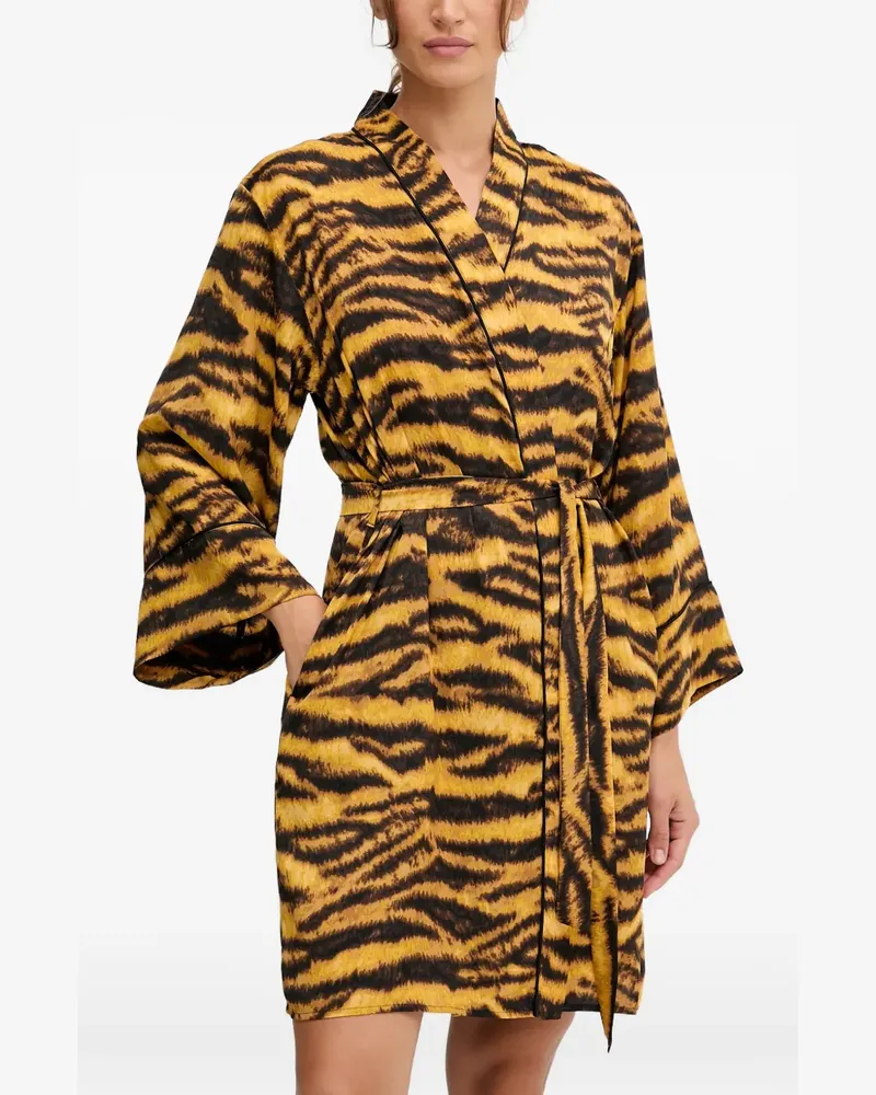 DKNY Loungewear mit Tiger-Print - Gelb Gelb