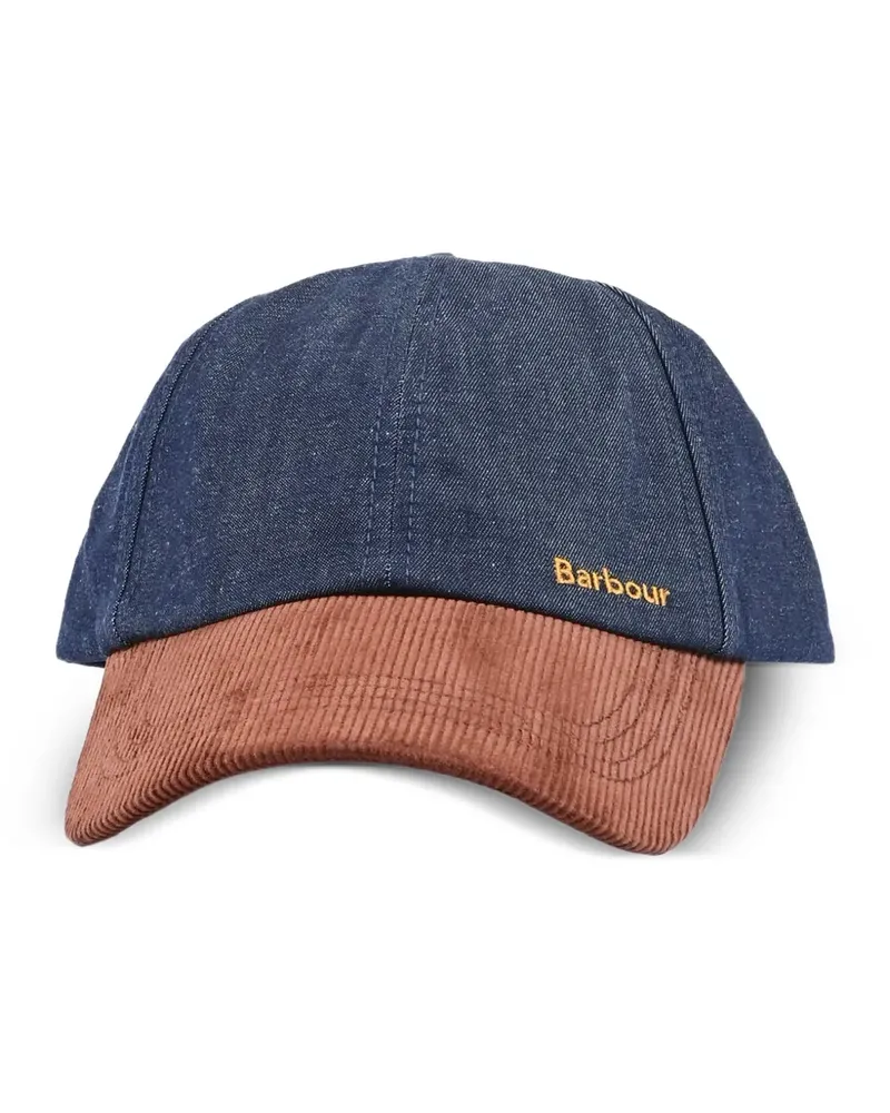 Barbour corduroy panel cap - Blau Blau