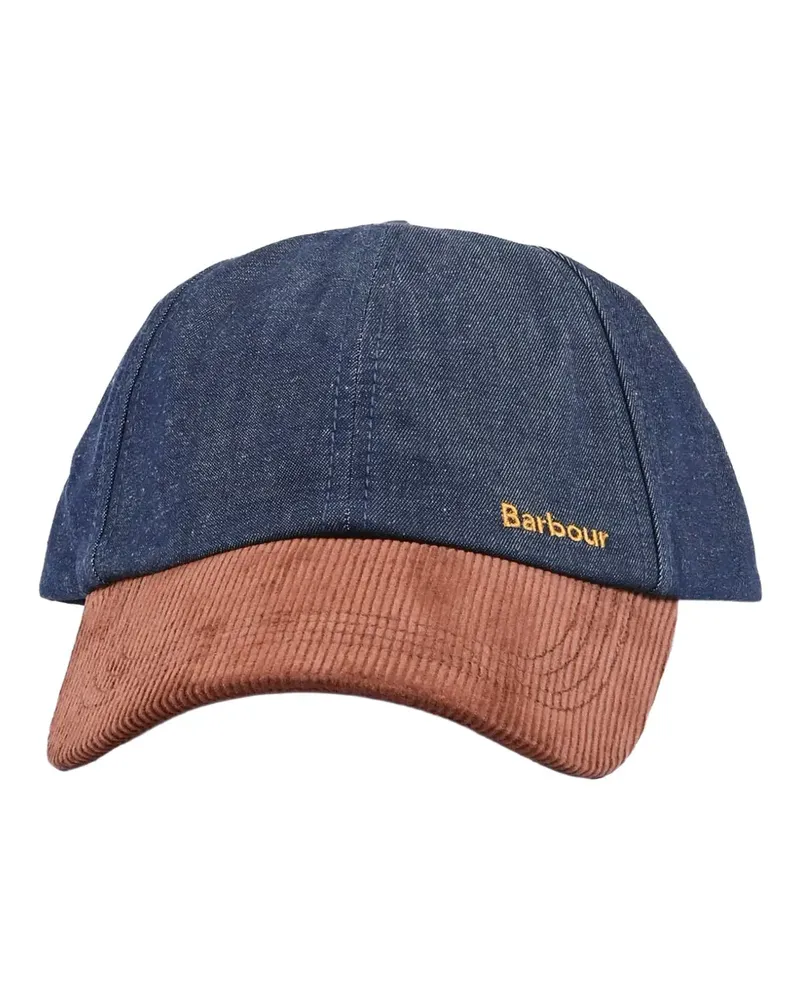 Barbour corduroy panel cap - Blau Blau