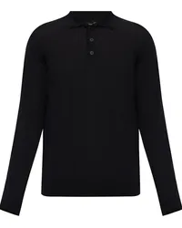 Emporio Armani Langärmeliges Poloshirt Blau