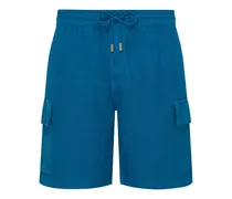 Badeshorts mit aufgesetzter Tasche - Blau