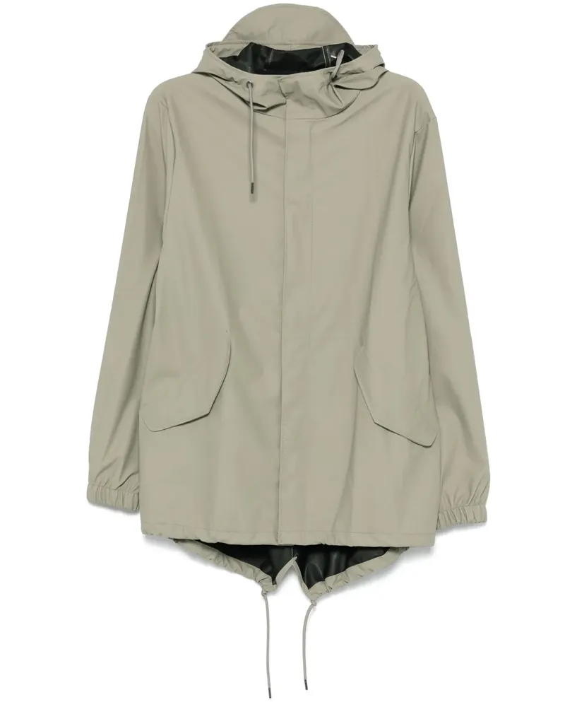 RAINS Fishtail Jacke - Grün Grün