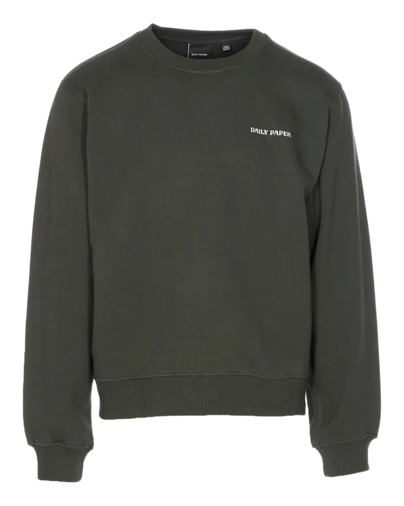 Daily Paper Sweatshirt mit Print - Grün Grün