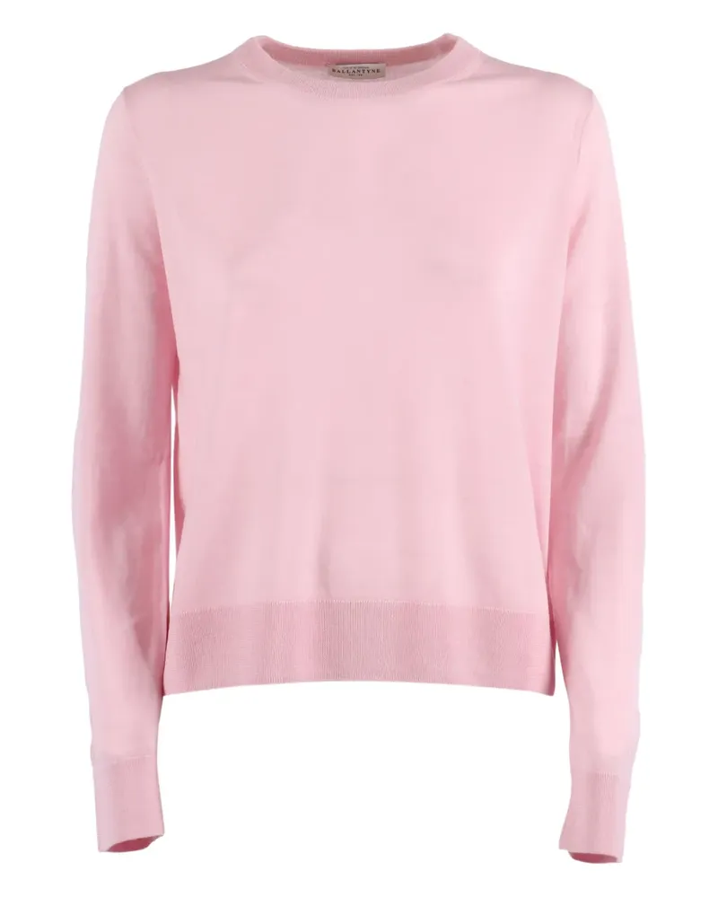 Ballantyne Pullover mit rundem Ausschnitt - Rosa Rosa