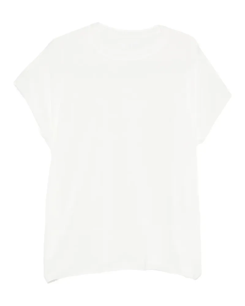 Issey Miyake T-Shirt mit Rundhalsausschnitt - Weiß Weiß