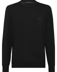 Billionaire Pullover mit Logo-Stickerei Schwarz