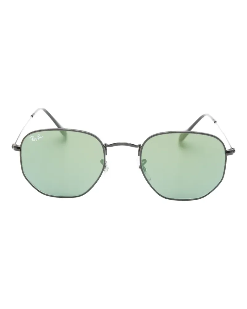 Ray Ban geometric-frame sunglasses - Schwarz Schwarz