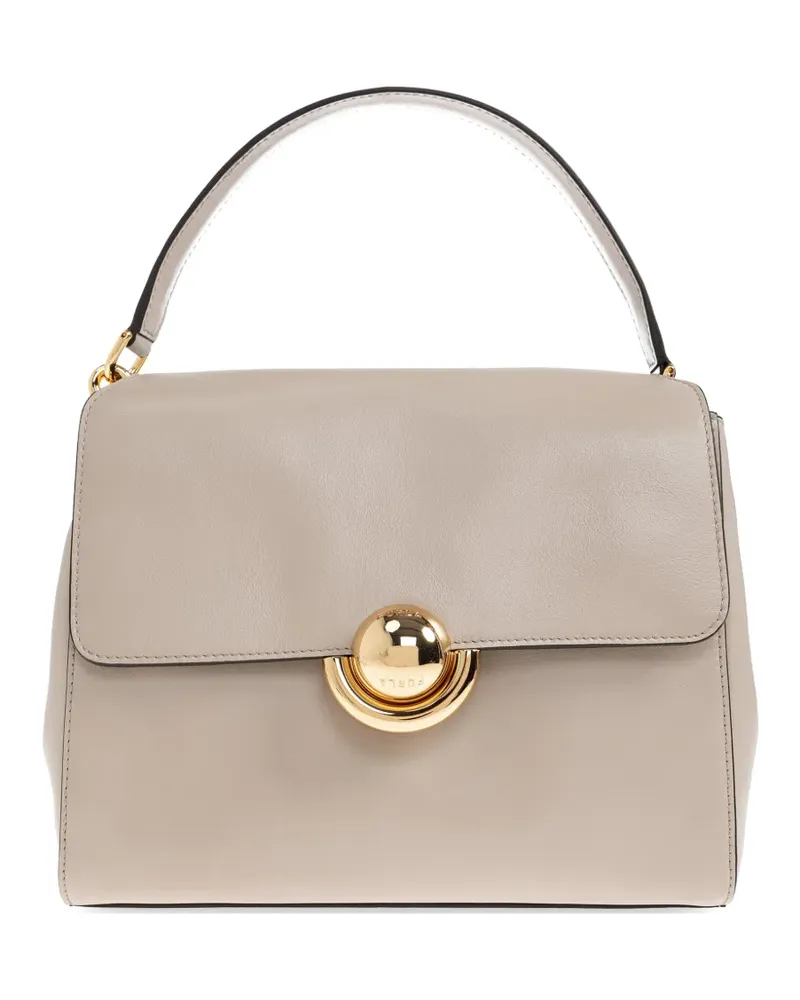 Furla S Domus round-hardware tote bag - Nude Nude