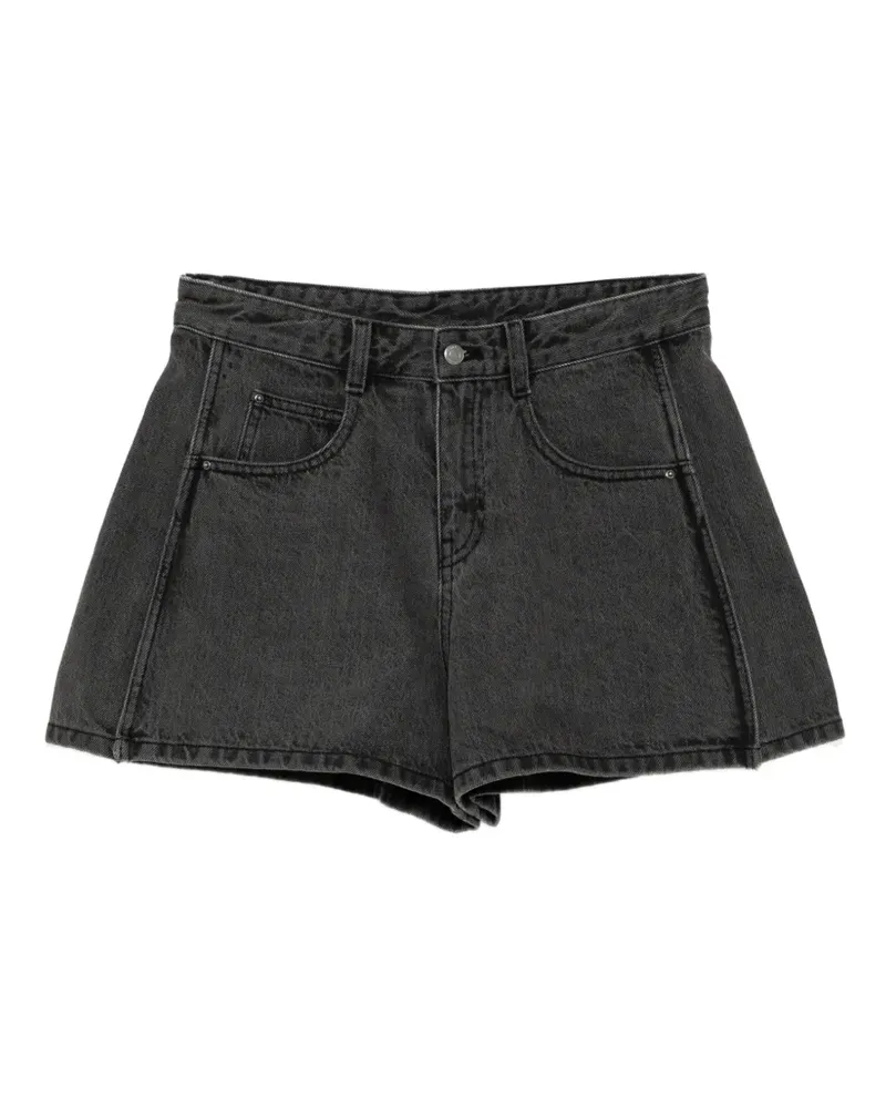 JNBY Hoch sitzende Jeans-Shorts - Grau Grau