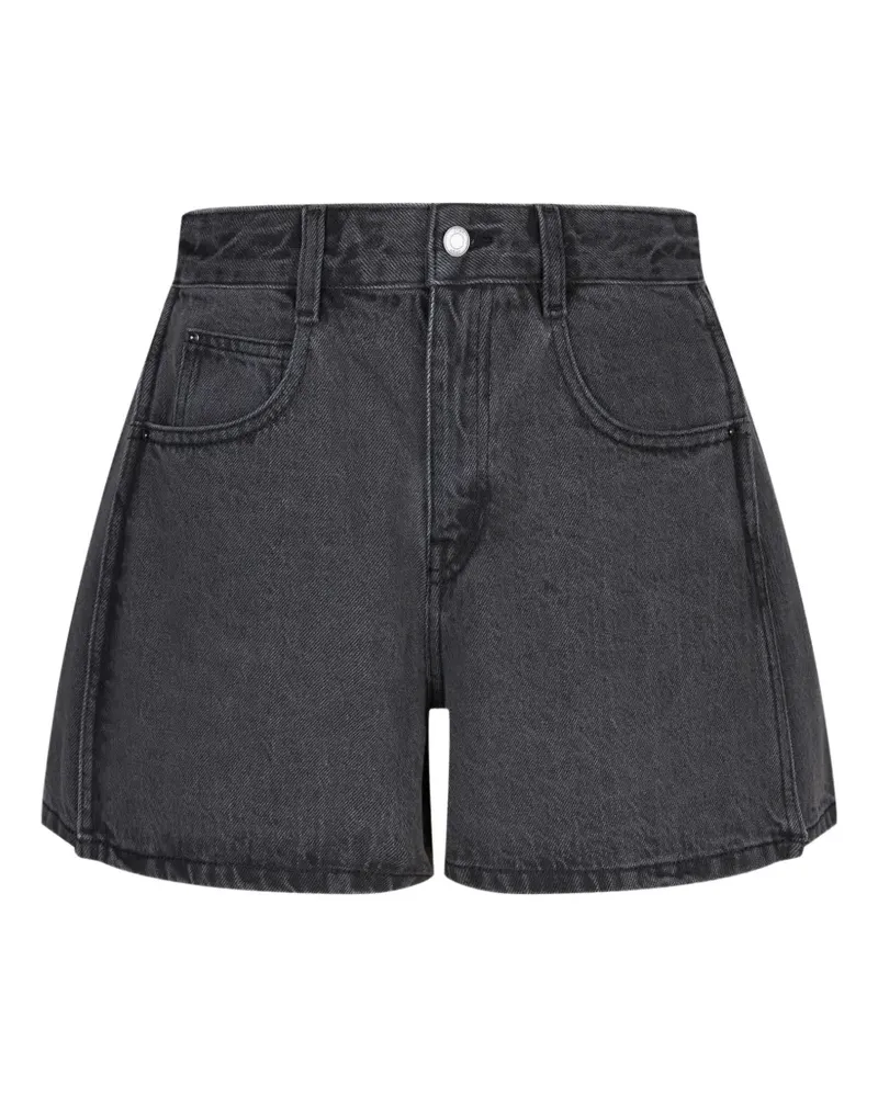 JNBY Hoch sitzende Jeans-Shorts - Grau Grau
