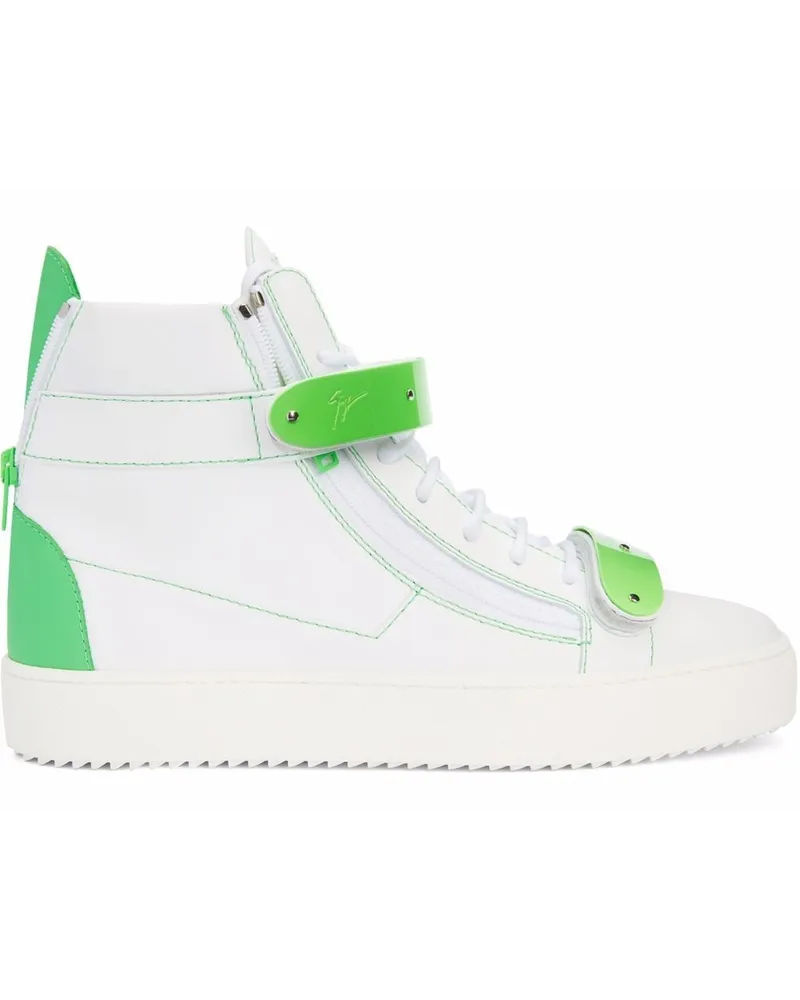 Giuseppe Zanotti Coby High-Top-Sneakers Weiß