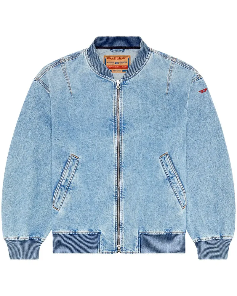 Diesel D-Vinz Jeans-Bomberjacke Blau