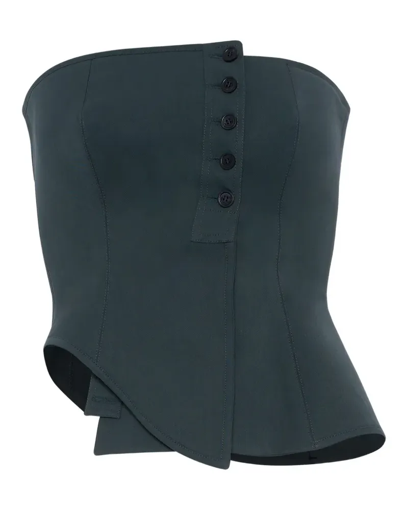 Jean Paul Gaultier Asymmetrisches Top - Schwarz Schwarz